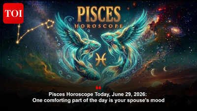 Pisces Horoscope Today, June 29, 2026: One comforting part of the day is your spouse’s mood