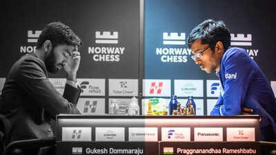 Norway Chess: R Praggnanandhaa takes revenge on world champion D Gukesh; title race goes to final day | Chess News