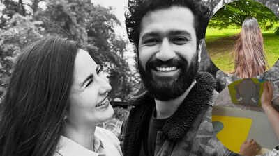 Vicky Kaushal: Katrina Kaif drops UNSEEN PICS from Vicky Kaushal’s birthday, son Vihaan reads ‘Gajapati Kulapati’, but it’s her hair that steals the show – PICS inside | Hindi Movie News