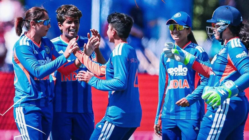 India Women 8/0 in 0.5 Overs | India Women vs England Women Live Score, 3rd T20I