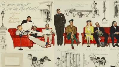 Norman Rockwell’s White House painting that sparked a lawsuit, sold for .25 million and inspired a WWII love story is now on public view | World News