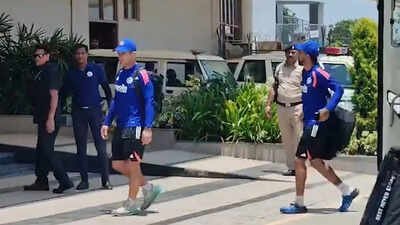 Watch: Team India arrives in New Chandigarh ahead of their one-off Test against Afghanistan | Cricket News