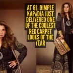Dimple Kapadia’s all-black look at The Odyssey premiere deserves a standing ovation
