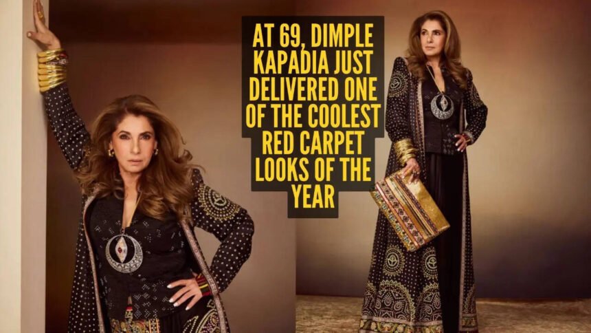 Dimple Kapadia’s all-black look at The Odyssey premiere deserves a standing ovation