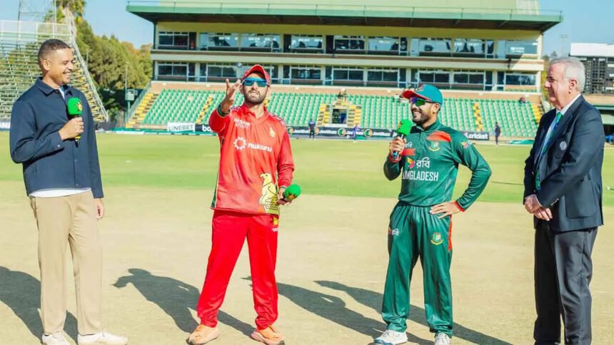 Zimbabwe 3/0 in 0.4 Overs