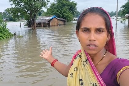 “Where were you for a month?”: Bihar flood-hit woman’s blunt question to leaders goes viral