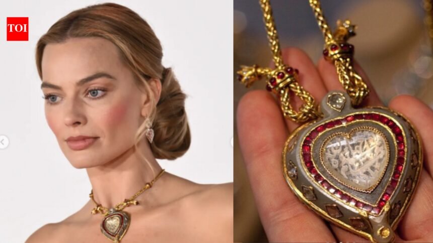 Margot Robbie Taj Mahal Necklace: Margot Robbie wore Elizabeth Taylor’s legendary ‘Taj Mahal necklace’ to a movie premiere: How did Mumtaz Mahal’s necklace, gifted by Shah Jahan, reach Hollywood