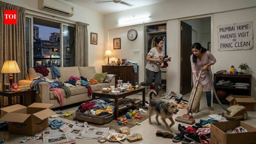 Psychology says panic-cleaning before parents visit may reveal more than a messy home: Why adults worry about judgement and family expectations