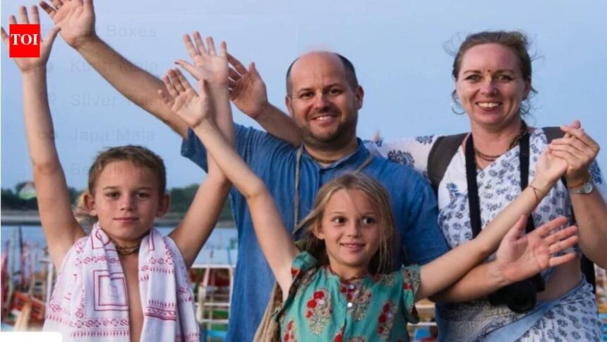“We wanted to move in a bigger…..” In 2015, a German couple came to India searching for a spiritual connection, but ended up building a home in a small Bengal town; today, they are raising two children in Krishna-conscious community